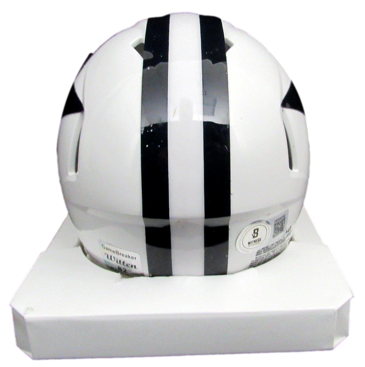Jason Witten Signed/Autographed Dallas Cowboys Speed Mini Helmet Beckett 194023
