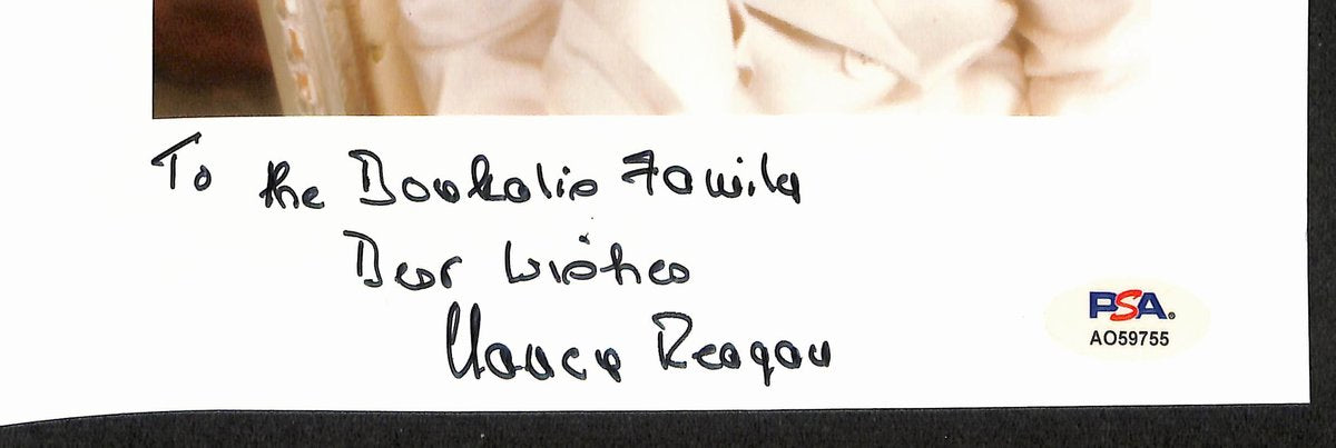 Nancy Reagan Signed/Inscribed 8x10 Photo Former 1st Lady PSA 194989