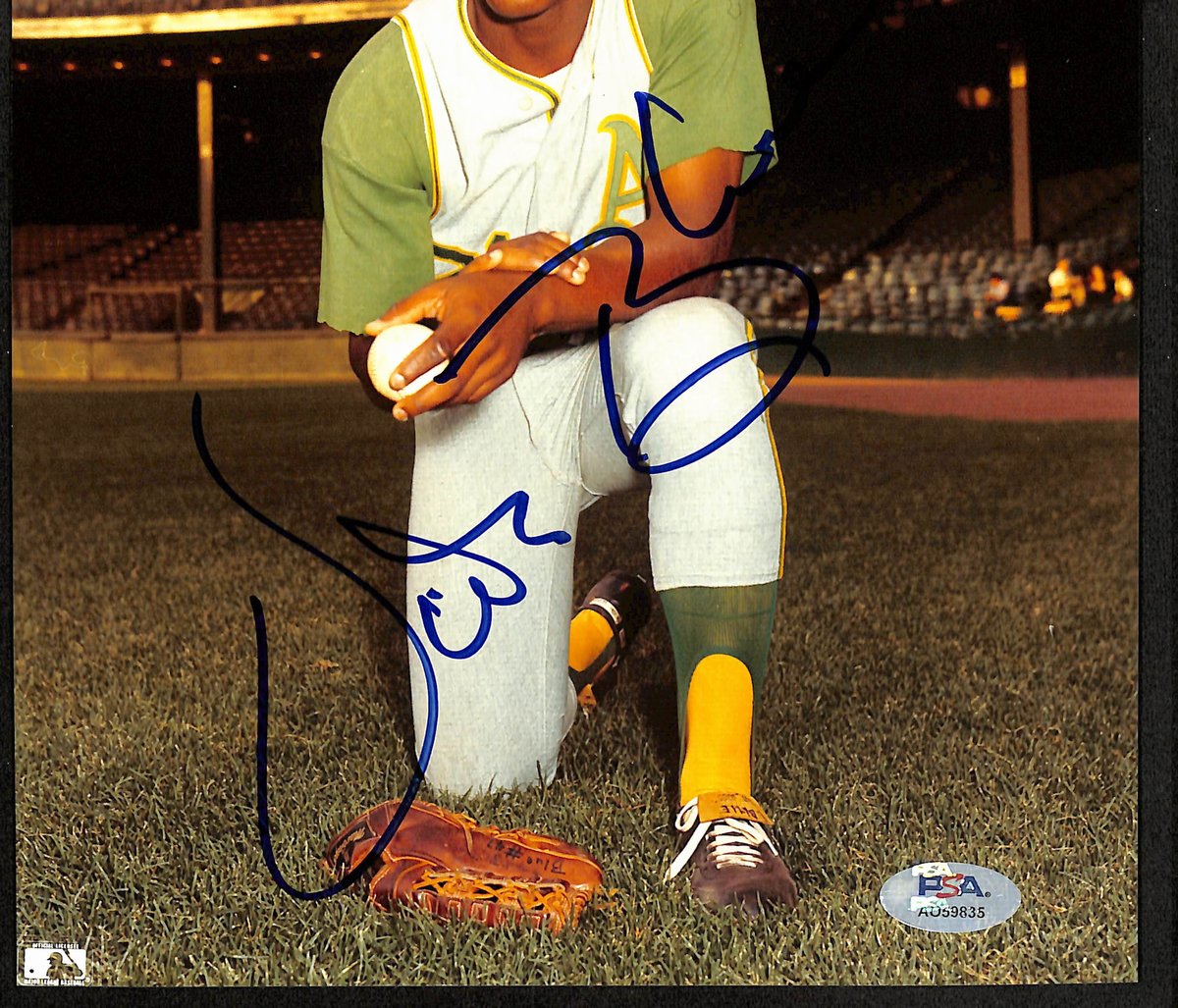 Vida Blue Signed/Autographed 8x10 Photo Oakland A's PSA 195014