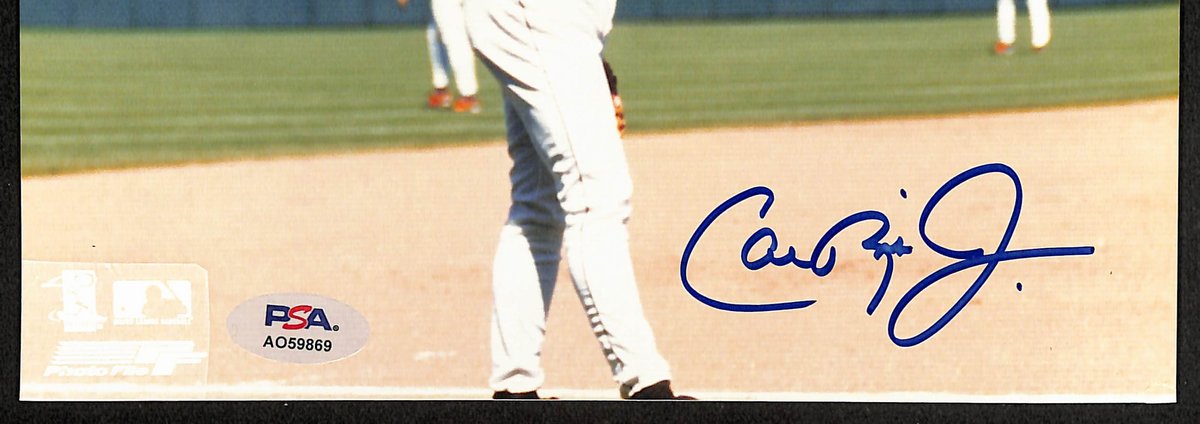 Cal Ripken Jr. HOF Signed/Autographed 8x10 Photo Baltimore Orioles PSA 195015