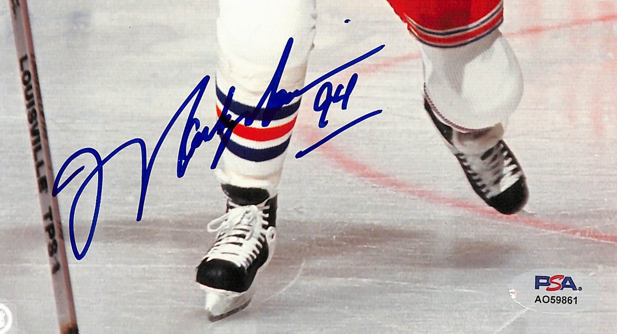 Mark Messier HOF Signed/Autographed 8x10 Photo New York Rangers PSA 195019