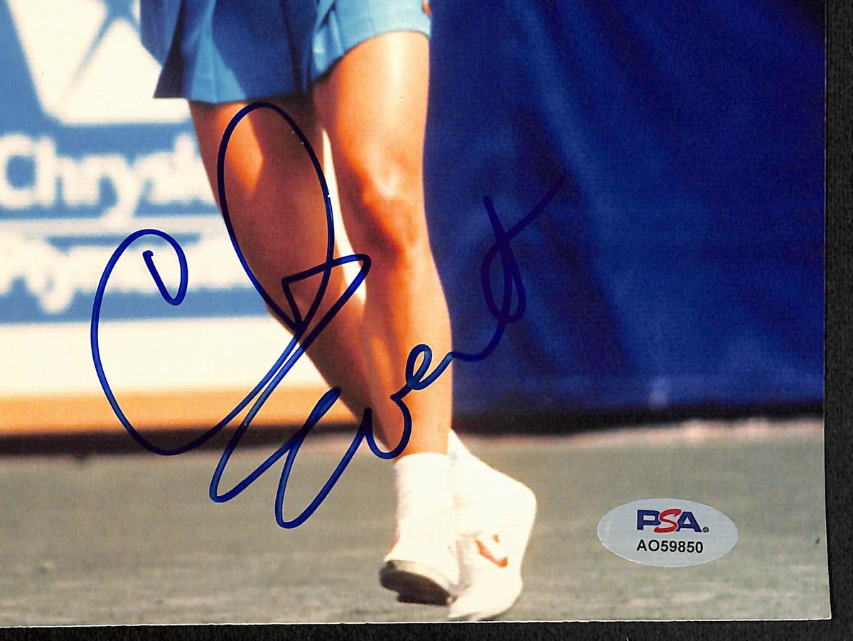 Chris Evert Signed/Autographed 8x10 Photo Tennis Champ PSA 195022