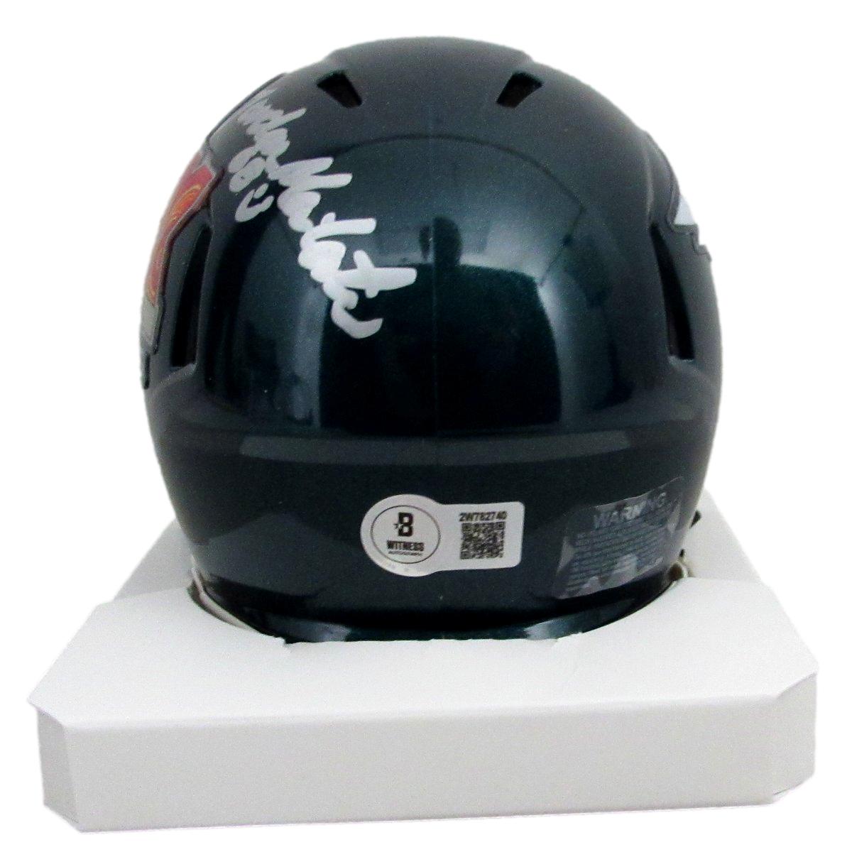 Jordan Mailata Signed Speed SB LIX Champions Mini Helmet Eagles BAS 192858