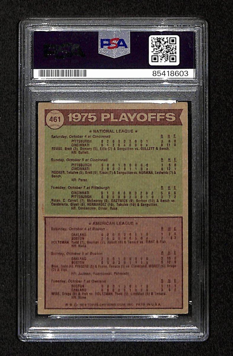 Luis Tiant Signed/Autographed 1976 Topps Card #461 Boston Red Sox PSA/DNA 194791