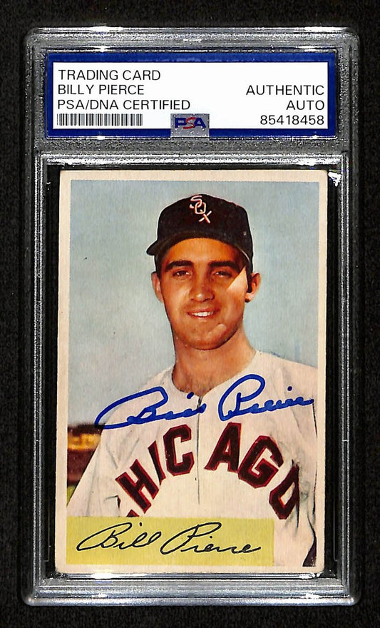 Billy Pierce Signed/Autographed 1954 Bowman Card #102 White Sox PSA/DNA 194813