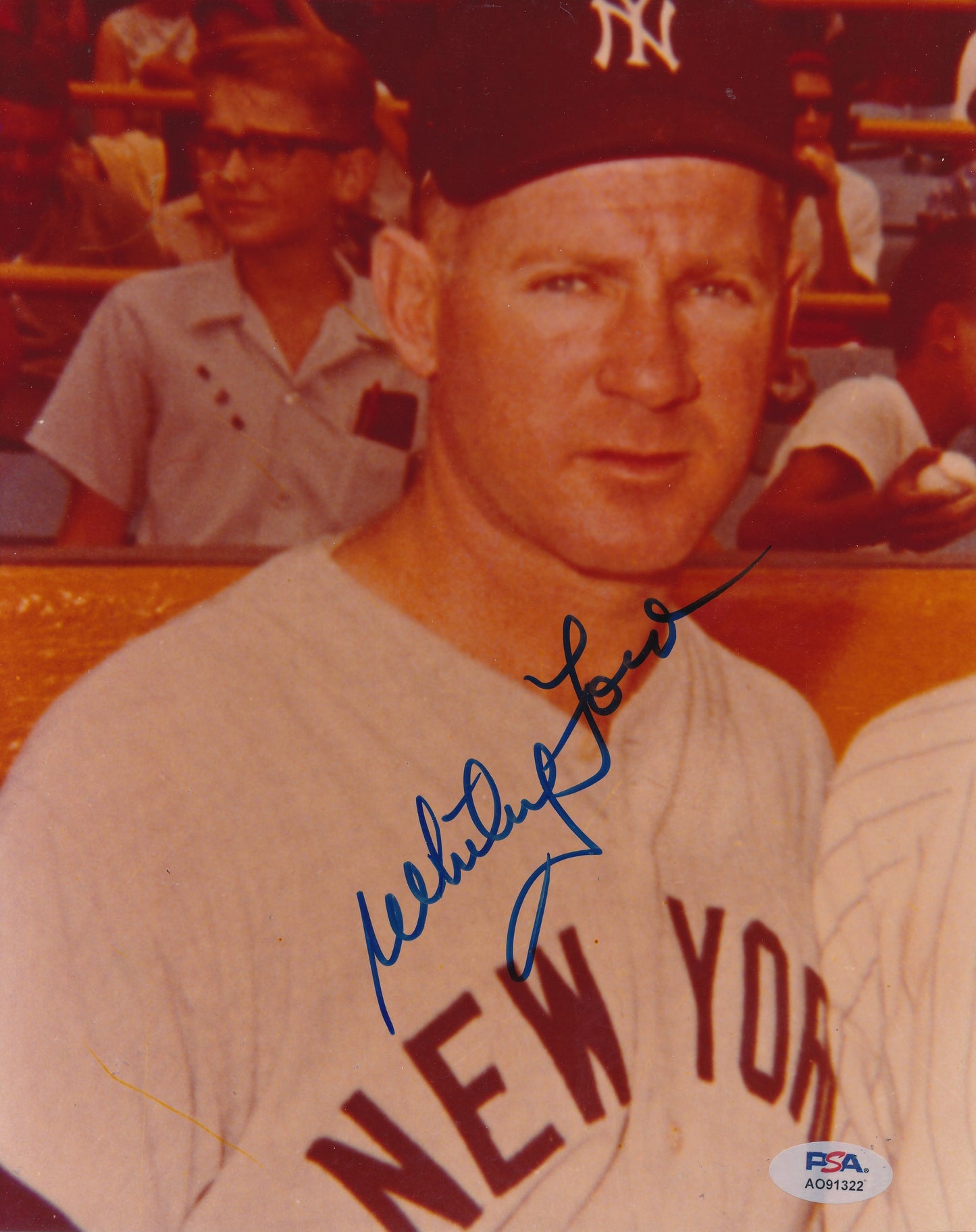 Whitey Ford HOF Signed/Autographed 8x10 Photo New York Yankees PSA/DNA 195996