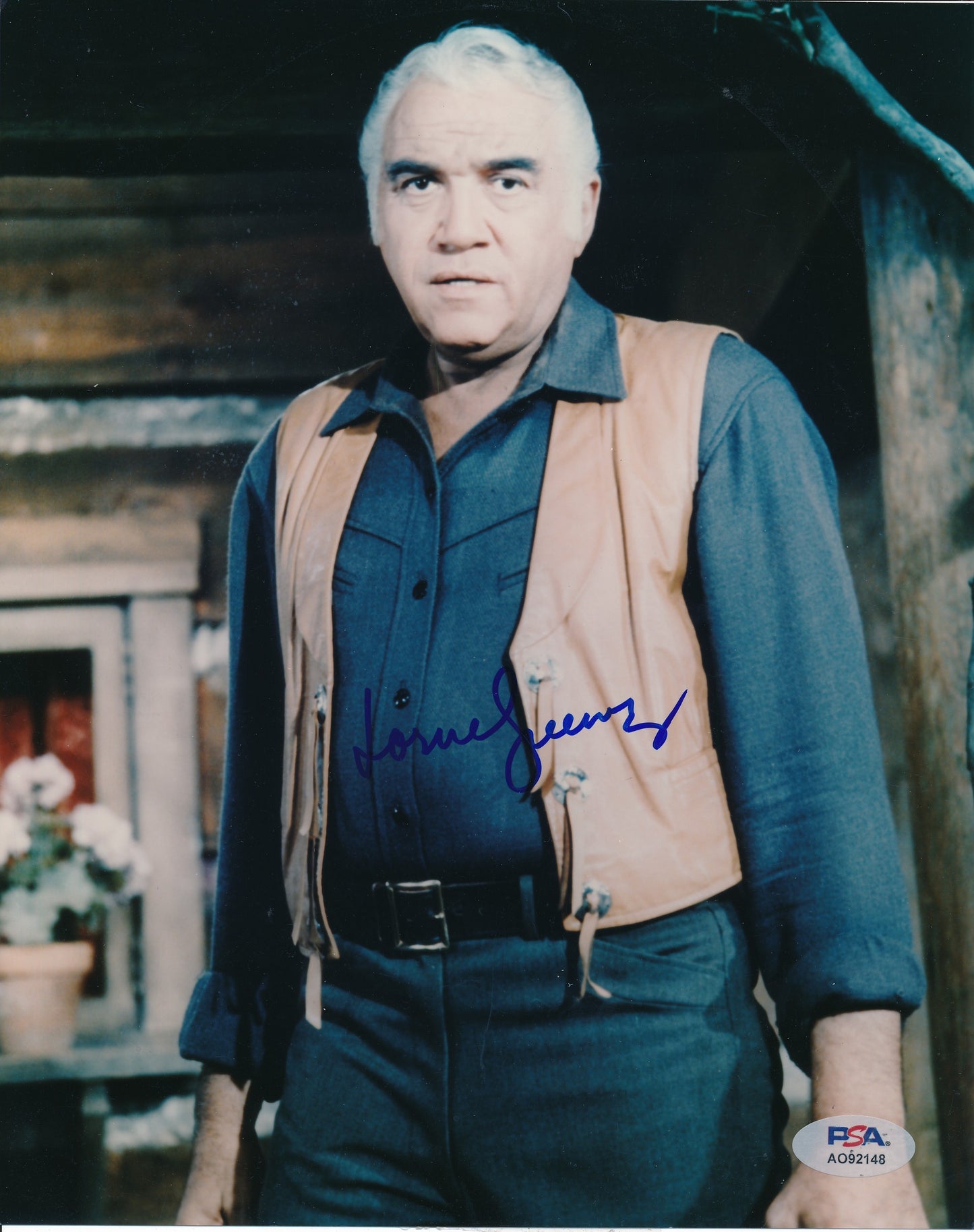 Lorne Green "Bonanza" Signed/Autographed 8x10 Photo PSA/DNA 196006