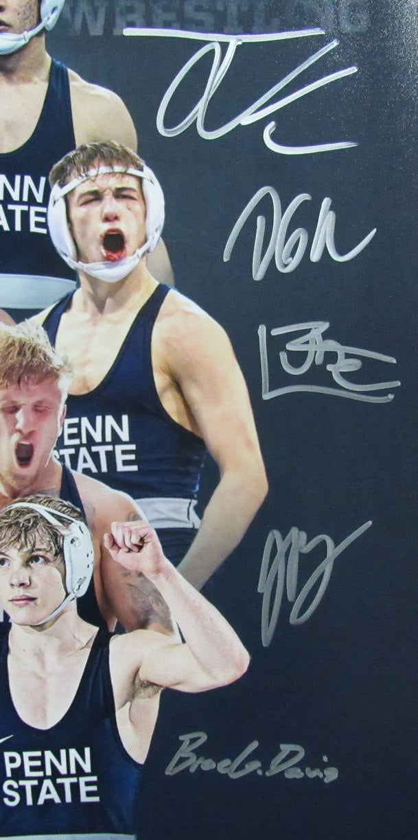 Penn State Wrestling All American 16x20 Photo Autographed by 10 196509