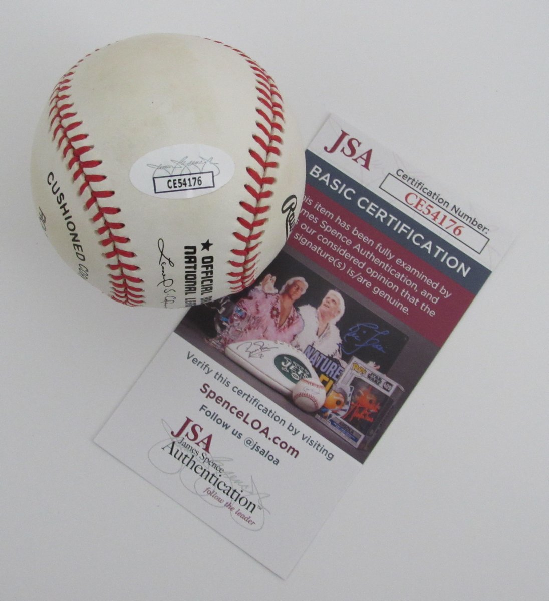 Don Larsen Signed/Autographed ONL Baseball Houston Astros JSA 196524