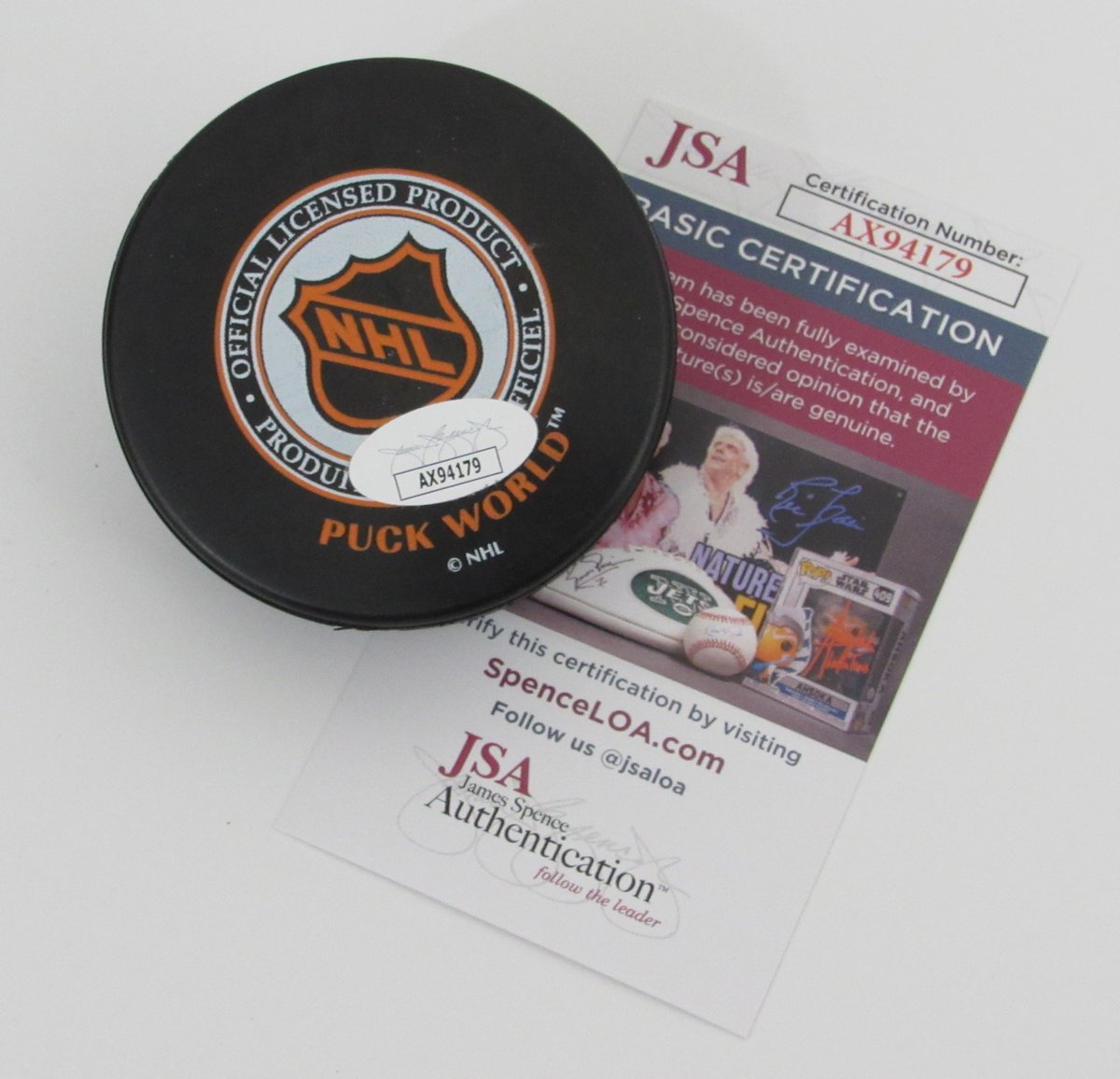 Steve Yzerman HOF Signed/Auto 2000 NHL All-Star Hockey Puck Red Wings JSA 196612