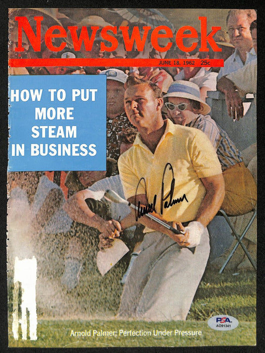 Arnold Palmer Signed June 18, 1962 Newsweek Magazine Cover PSA/DNA 196018