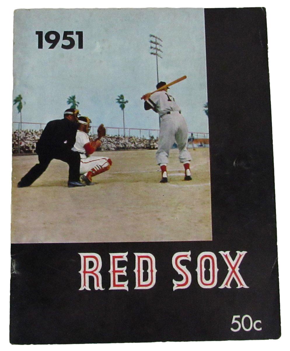 Boston Red Sox 1951 Yearbook 195684