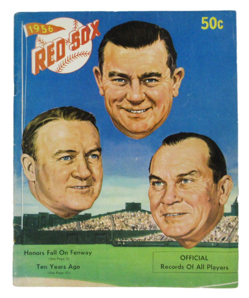 Boston Red Sox 1956 Yearbook Official Records of All Players 195685