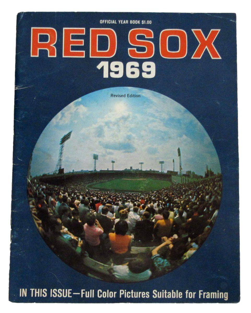 Boston Red Sox 1969 Yearbook 195689