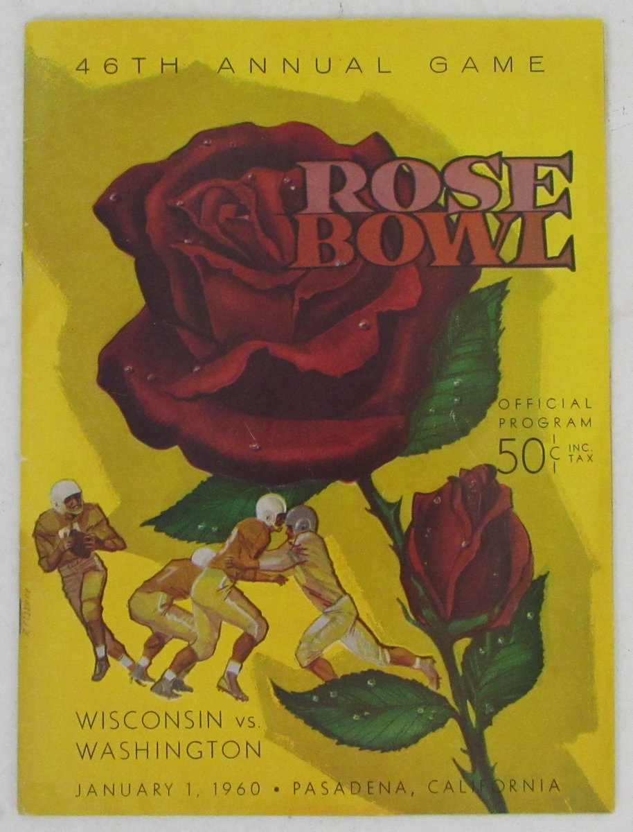 January 1, 2011 Rose Bowl Football Game Program Wisconsin vs. Washington 195699