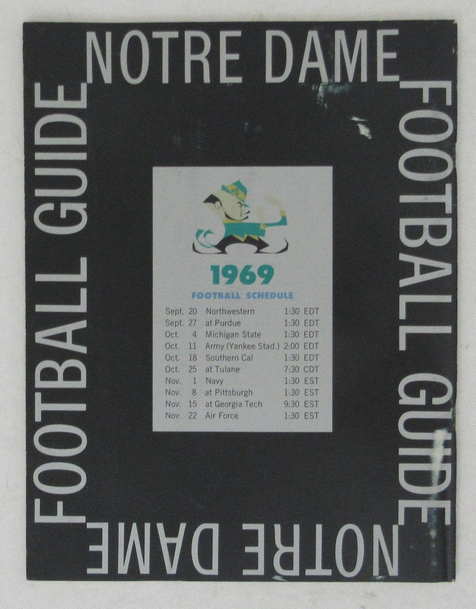 1969 Notre Dame Football Guide 195706