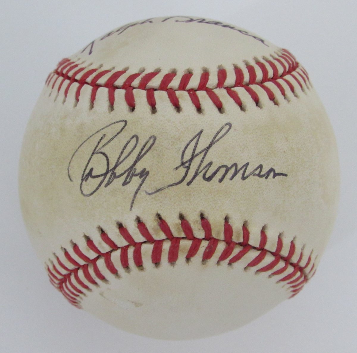 Bobby Thomson Signed/Autographed ONL Baseball New York Giants PSA/DNA 195757