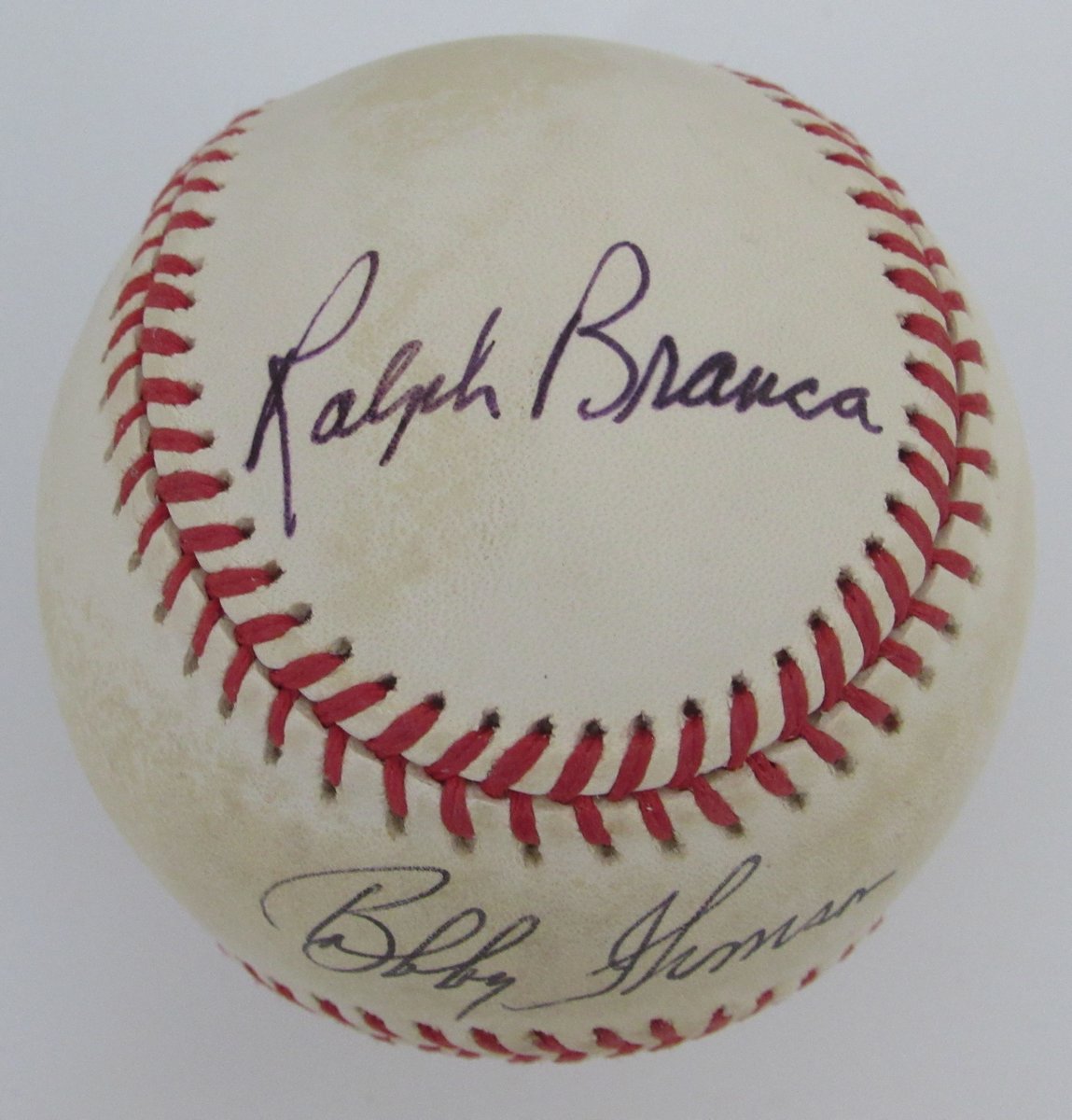 Bobby Thomson Signed/Autographed ONL Baseball New York Giants PSA/DNA 195757