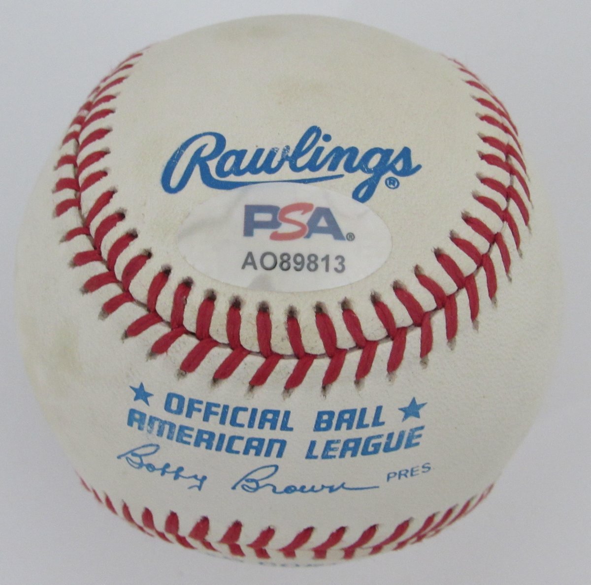 Wade Boggs HOF Signed/Autographed OAL Baseball Boston Red Sox PSA/DNA 195758
