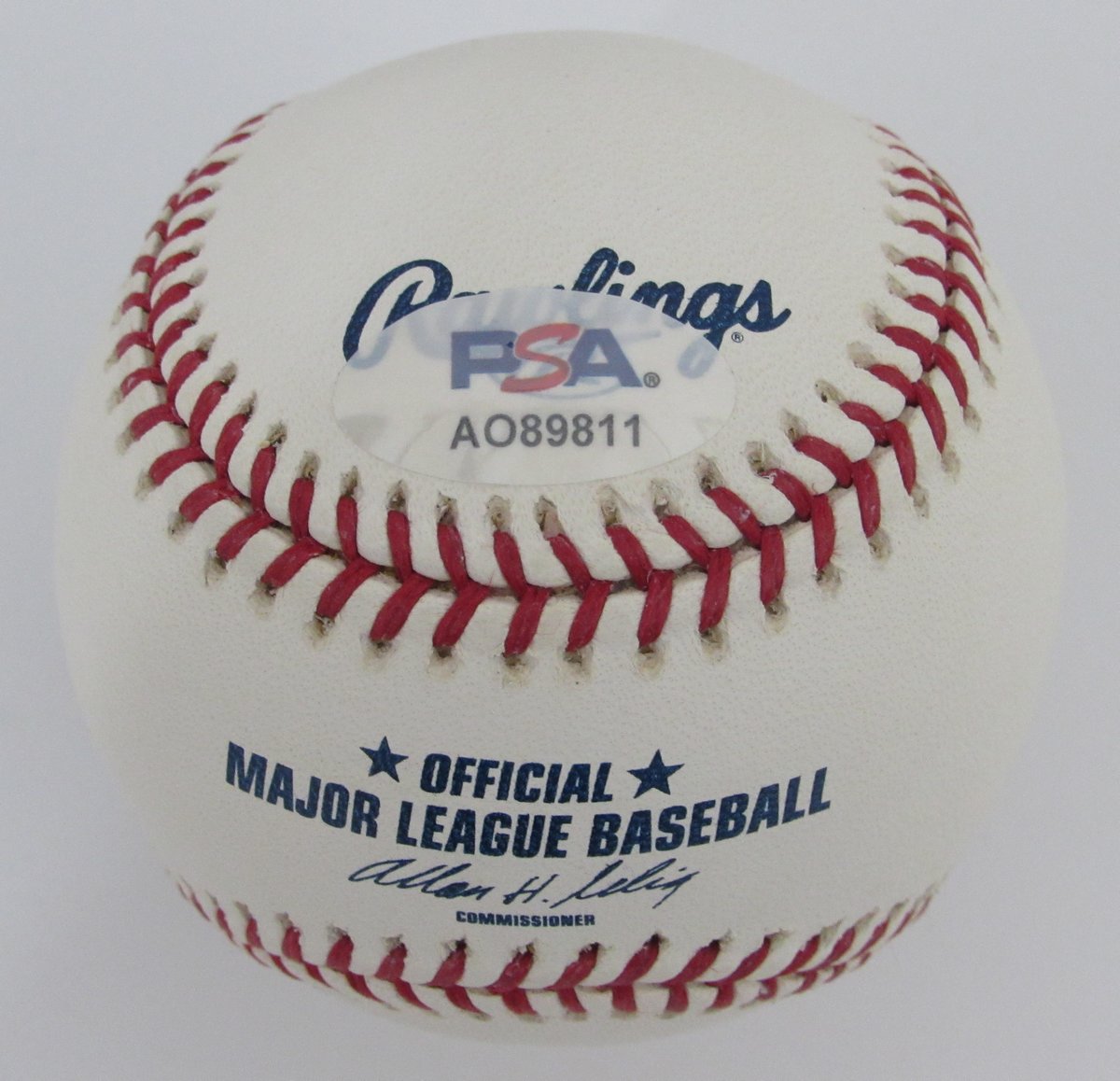Bernie Williams Signed/Autographed OML Baseball New York Yankees PSA/DNA 195759