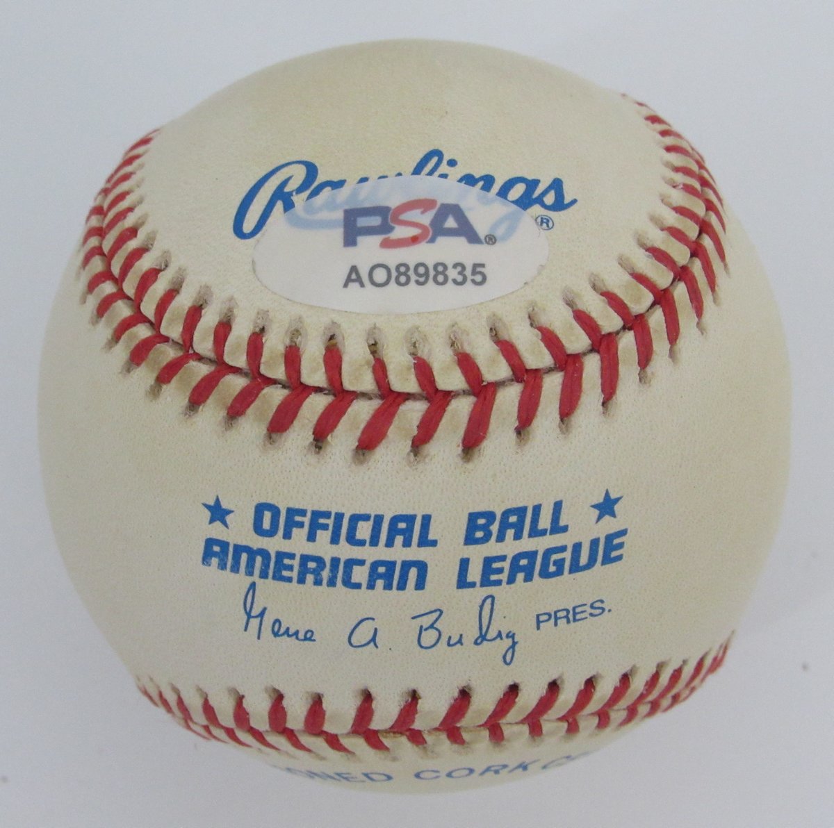 Orlando Hernandez Signed/Inscribed OAL Baseball New York Yankees PSA/DNA 195796