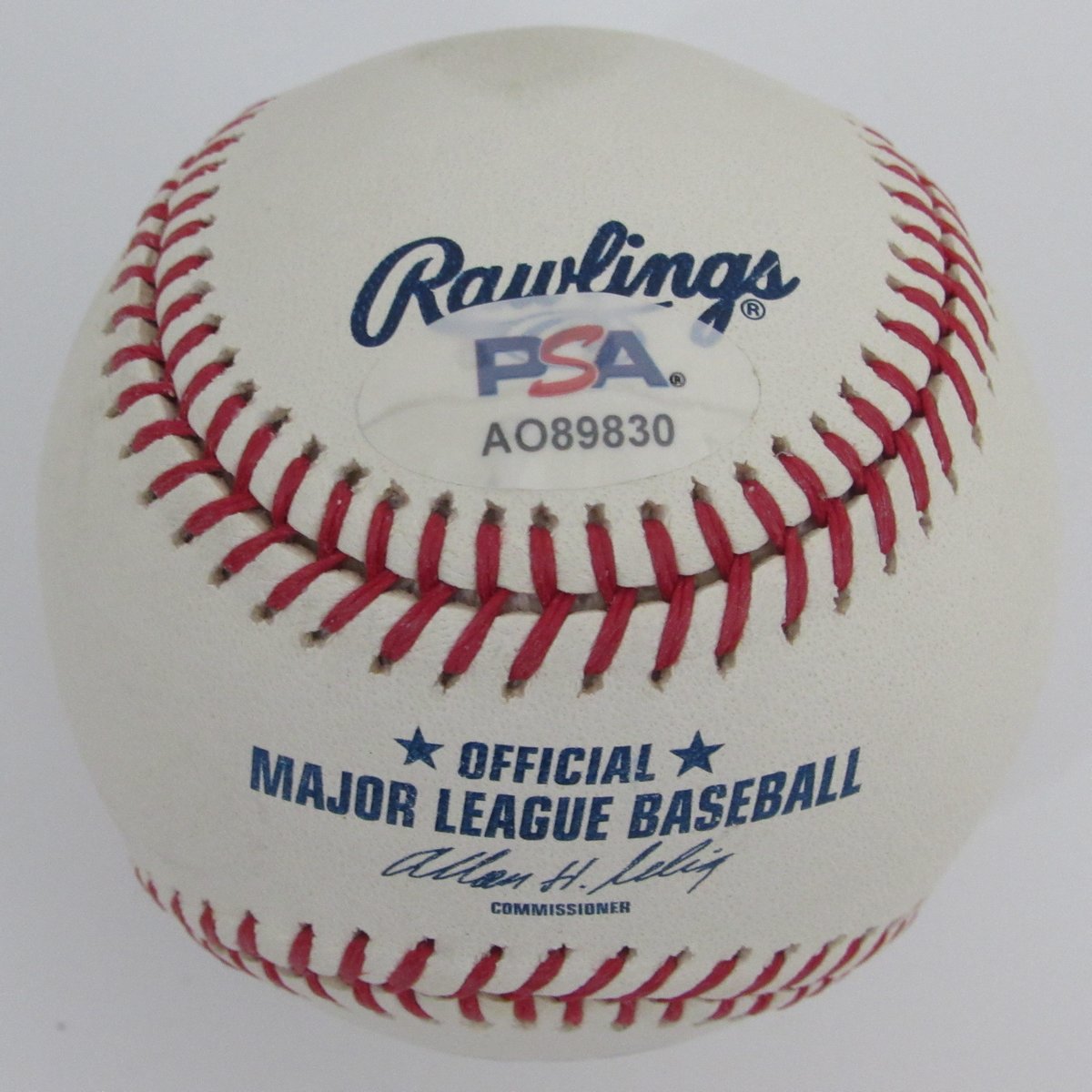 Bill Moose Skowron Signed/Auto OML Baseball New York Yankees PSA/DNA 195798