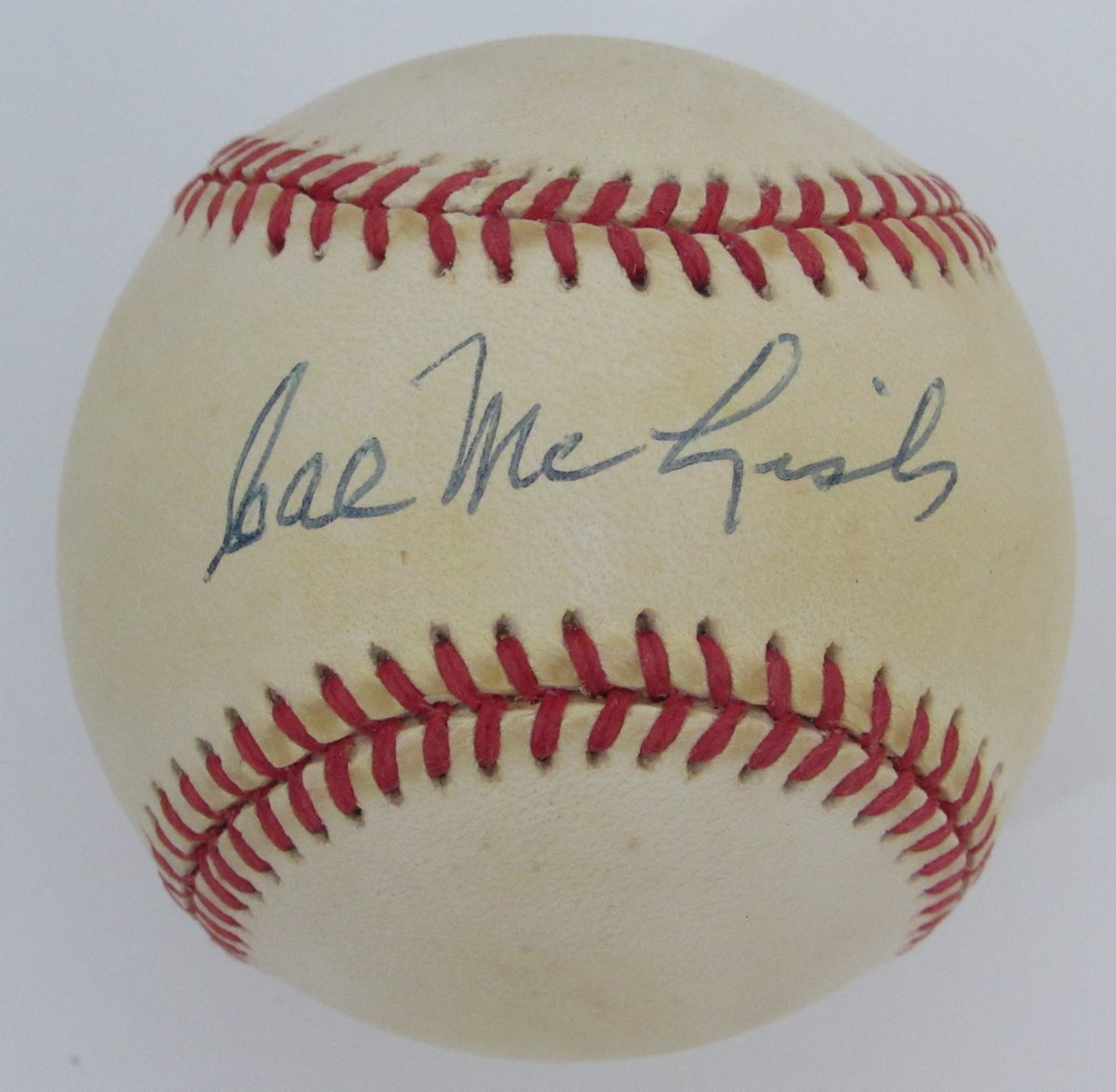 Cal McLish Signed/Auto ONL Baseball Philadelphia Phillies PSA/DNA 195804