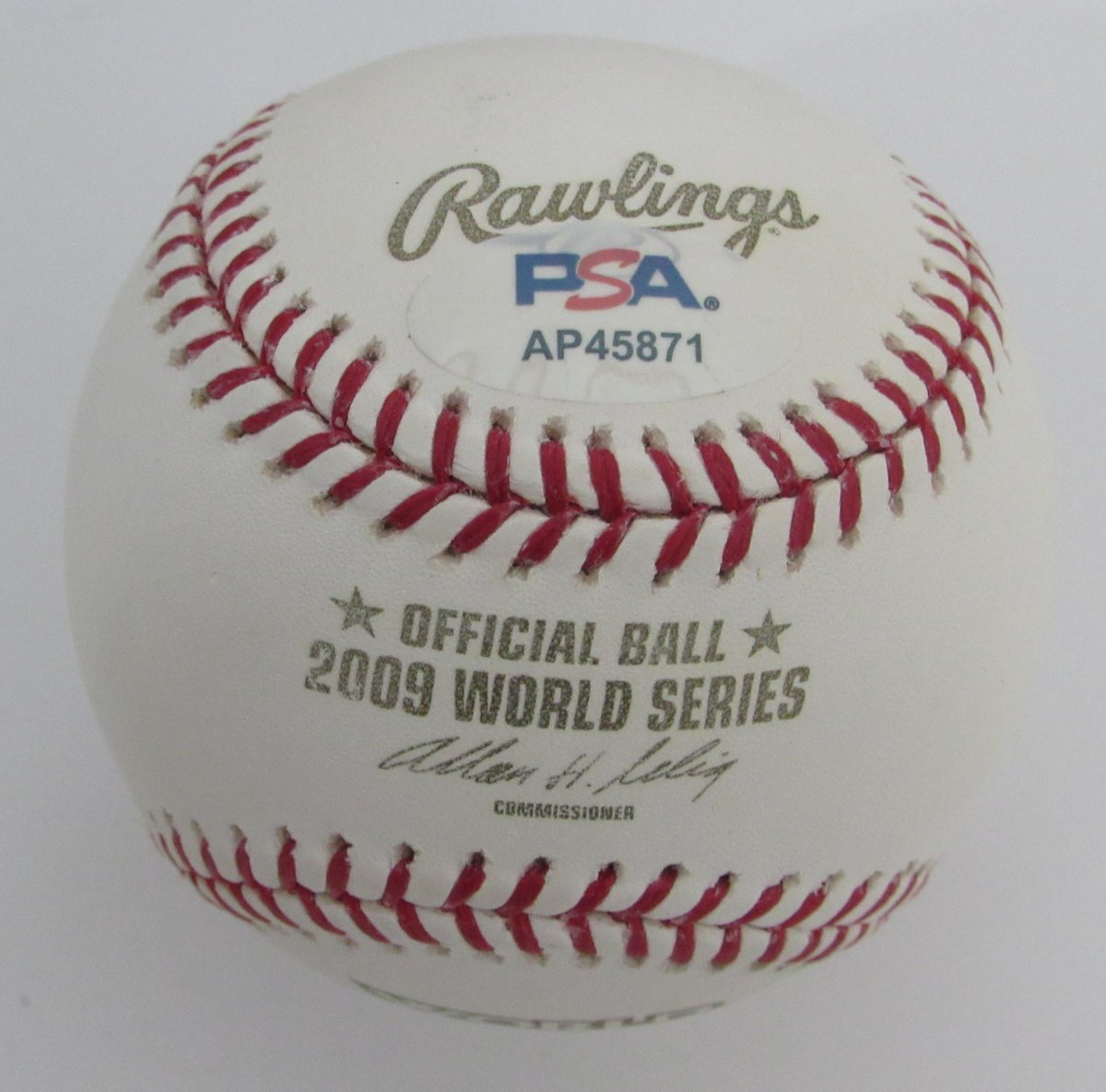 Bob Costas Signed/Auto 2009 World Series Baseball Sportscaster PSA/DNA 195814