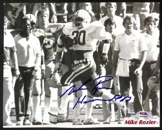 Mike Rozier Signed/Autographed 8x10 Photo Nebraska Heisman PSA/DNA 196672