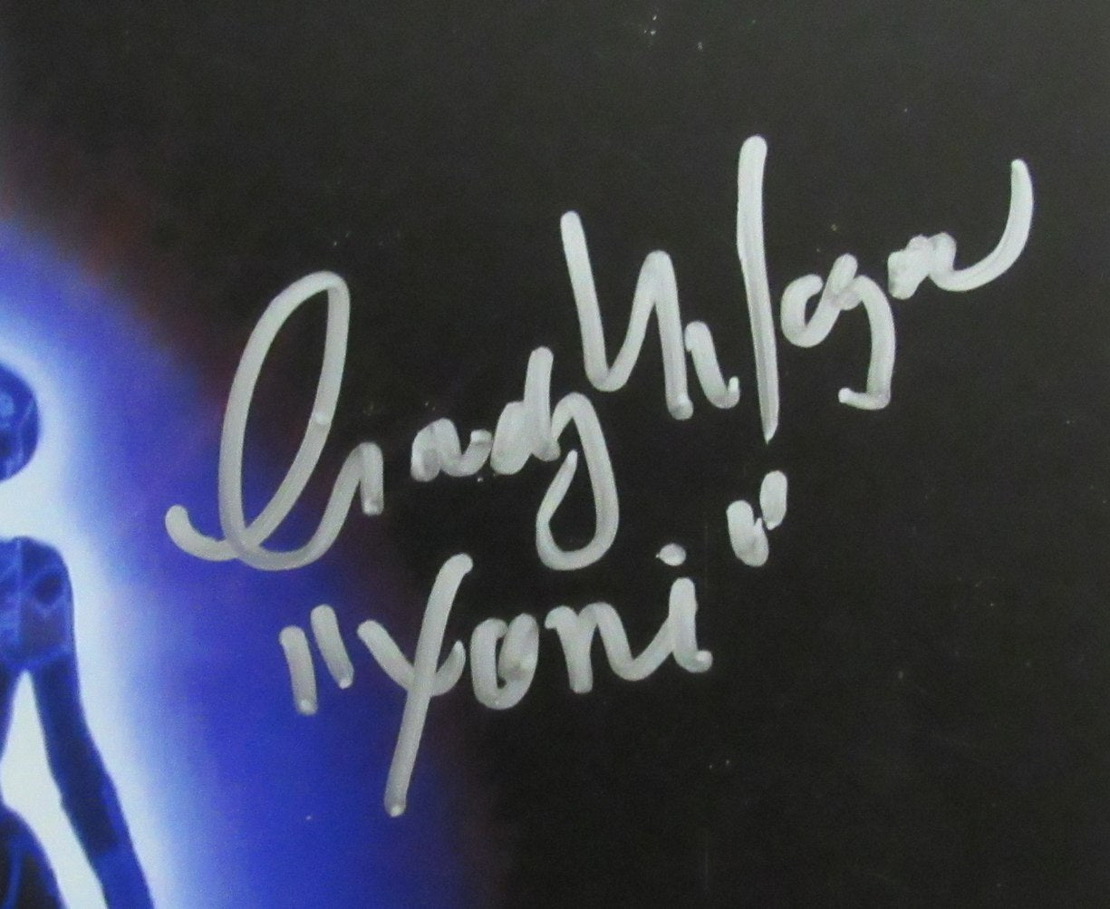 Cindy Morgan Signed/Inscribed "Yoni" 11x17 Movie Poster "Tron" PSA/DNA 195855