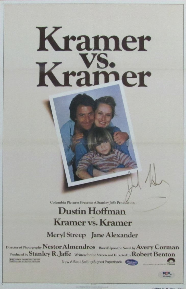 Justin Henry Signed/Auto 11x17 Movie Poster "Kramer vs. Kramer" PSA/DNA 195856