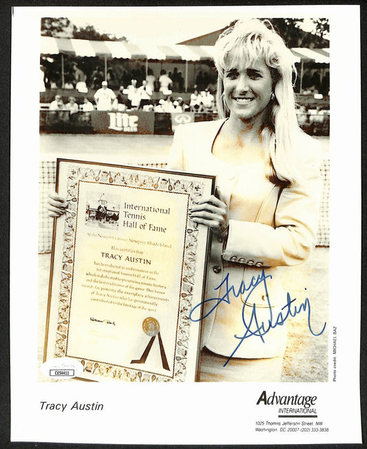 Tracy Austin HOF Signed/Autographed 8x10 Photo Tennis Champ JSA 196237