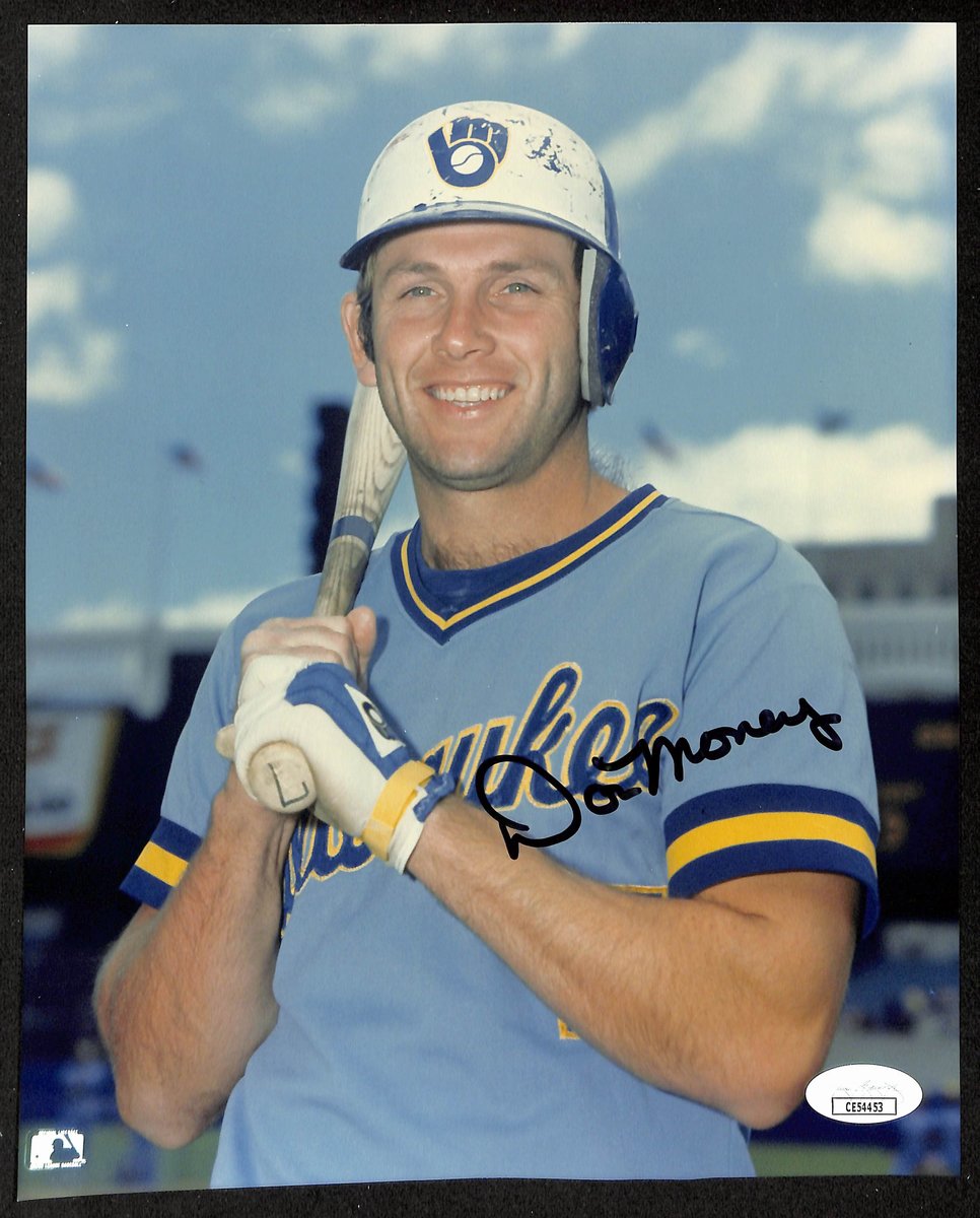 Don Money Signed/Autographed 8x10 Photo Milwaukee Brewers JSA 196652