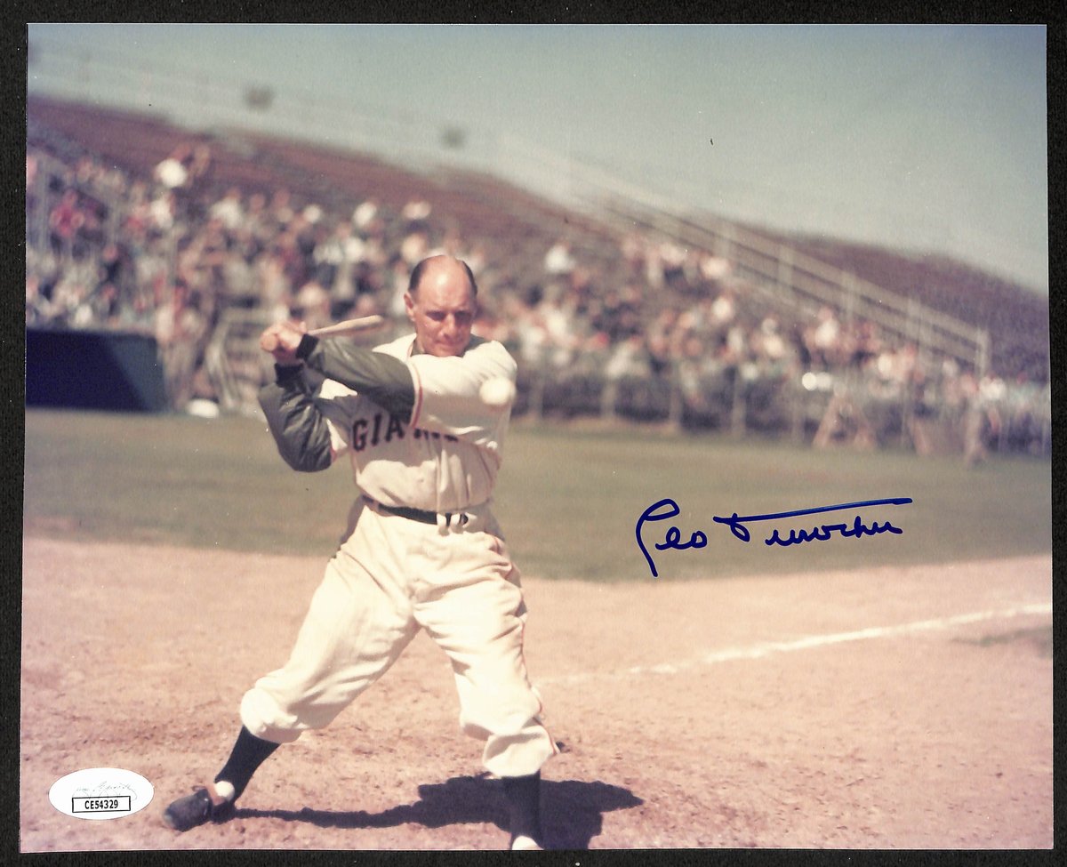 Leo Durocher HOF Signed/Autographed 8x10 Photo New York Giants JSA 196155