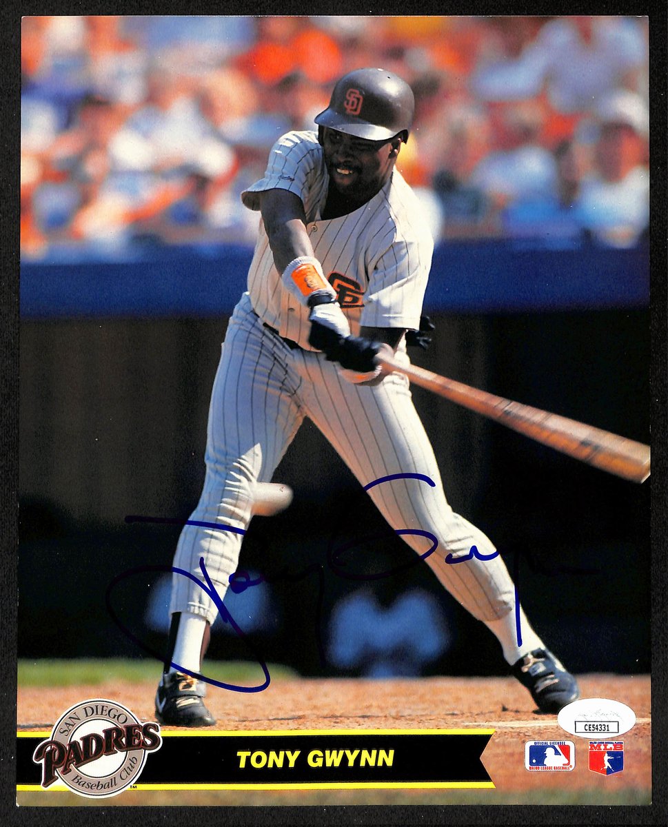 Tony Gwynn HOF Signed/Autographed 8x10 Photo San Diego Padres JSA 196157