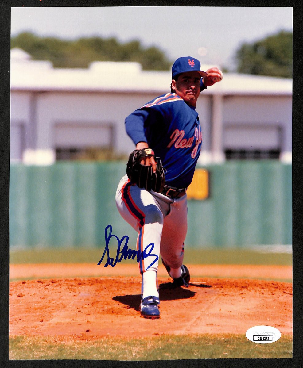 Sid Fernandez Signed/Autographed 8x10 Photo New York Mets JSA 196189