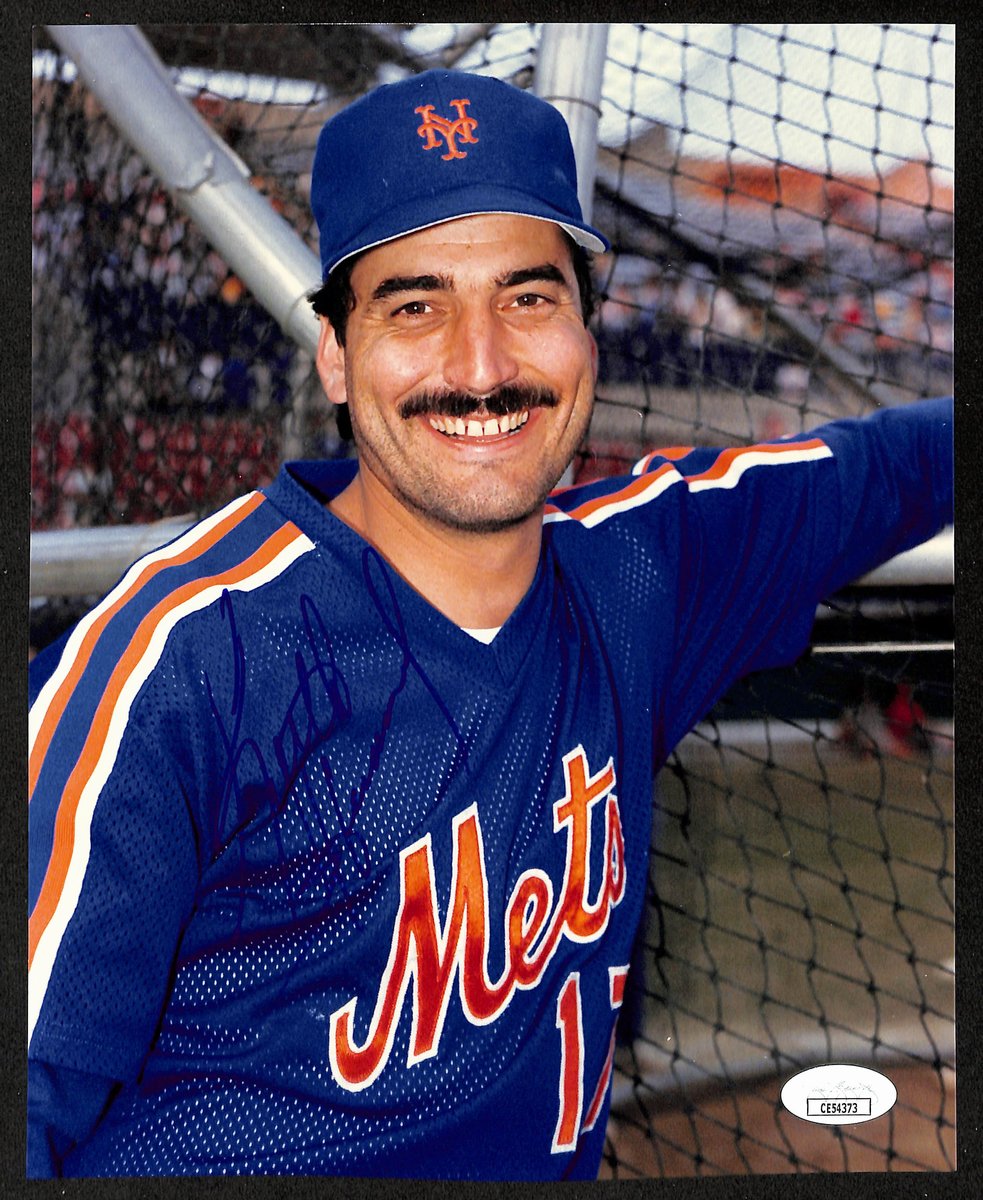 Keith Hernandez Signed/Autographed 8x10 Photo New York Mets JSA 196199