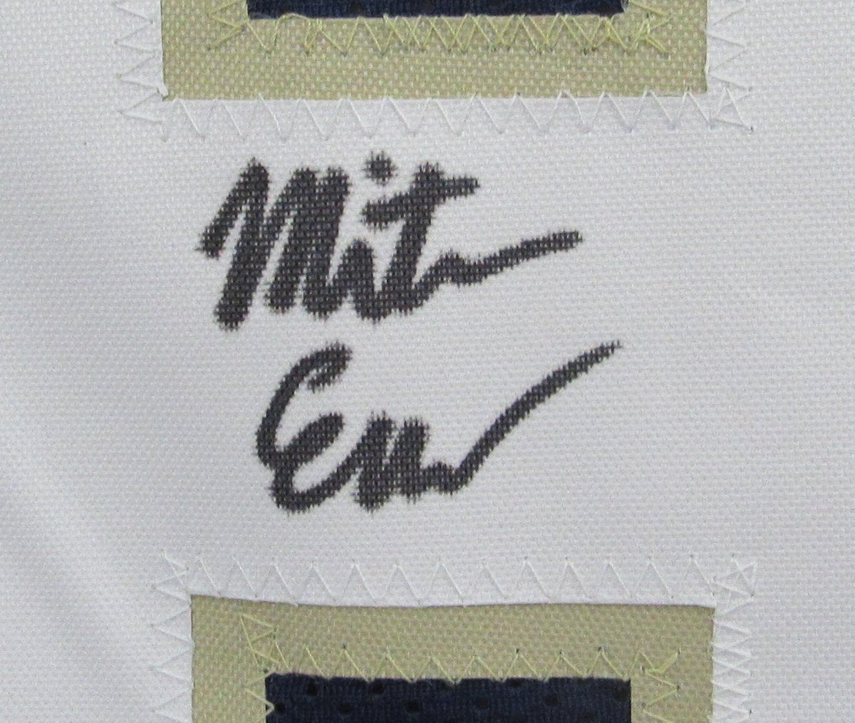 Mitchell Evans Signed/Auto Navy Custom Football Jersey Notre Dame JSA 195672