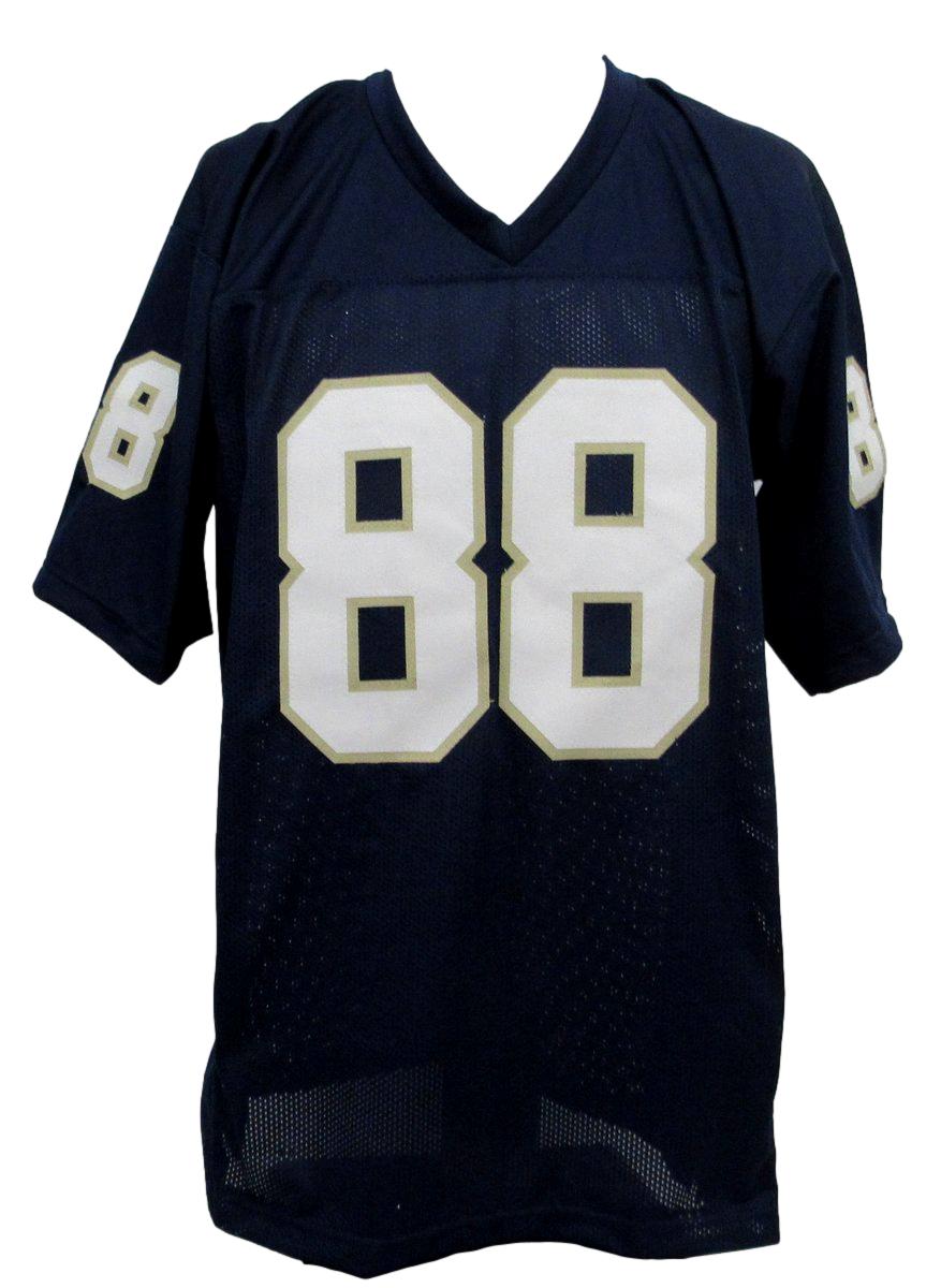 Mitchell Evans Signed/Auto Navy Custom Football Jersey Notre Dame JSA 195672