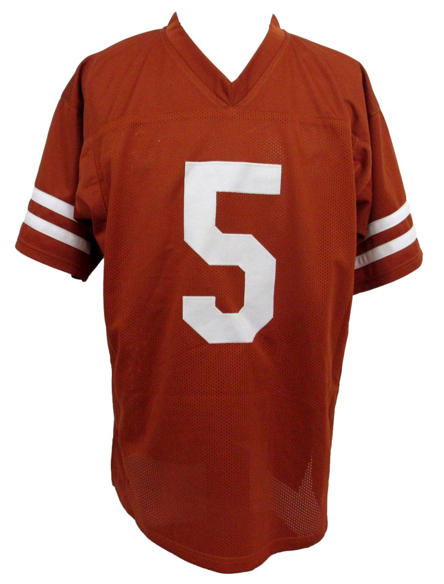 Bijan Robinson Signed/Auto Custom Football Jersey Texas Longhorns Beckett 195674
