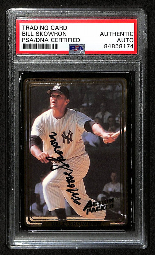 Bill Skowron Signed/Auto 1992 Action Packed Card #35 Yankees PSA/DNA 195958