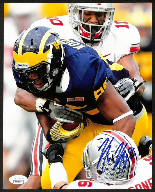 Kevin Koger Signed/Autographed 8x10 Photo University of Michigan JSA 195934