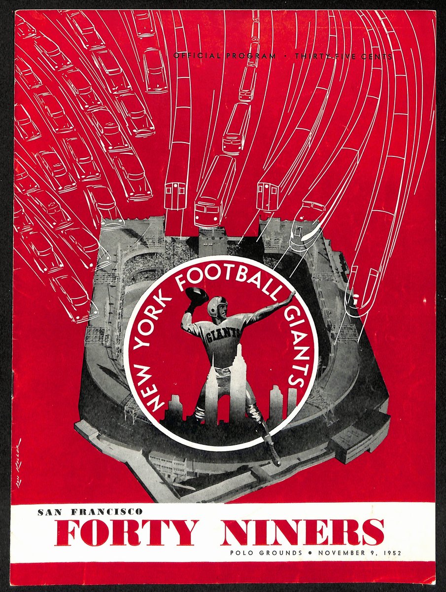 1952 New York Giants vs. San Francisco 49ers NFL Football Game Program 192902