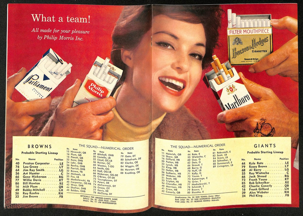 1959 Cleveland Browns vs. New York Giants NFL Football Game Program 196094