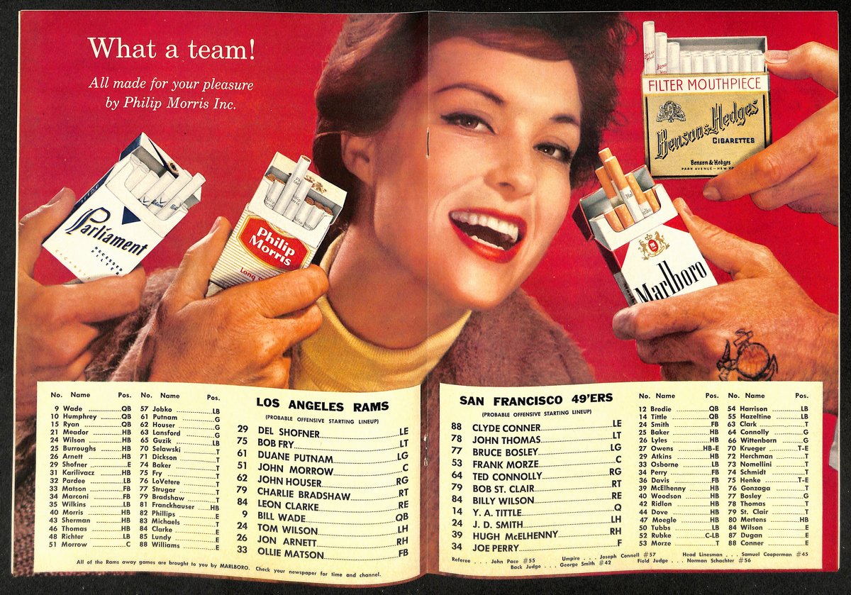 1959 Los Angeles Rams vs. San Francisco 49ers NFL Football Game Program 196126