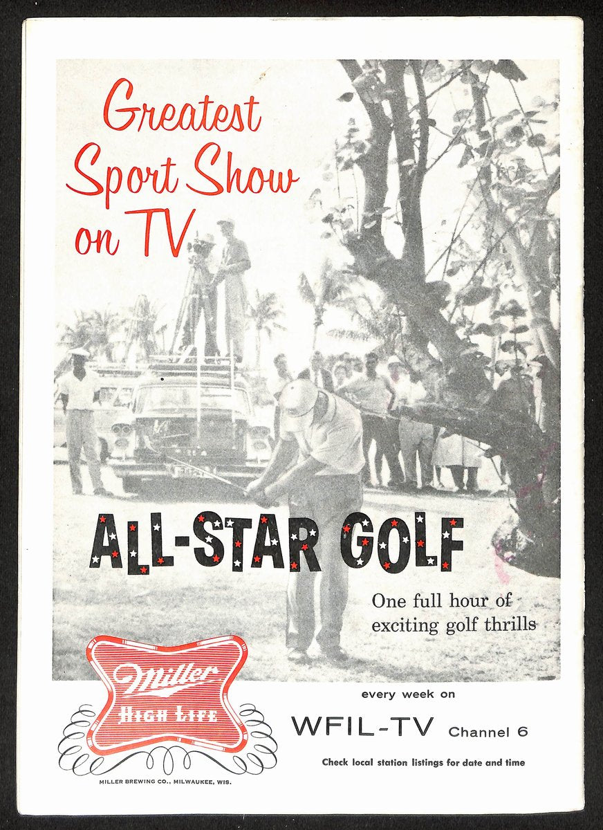 1959 Philadelphia Eagles vs. Chicago Cardinals NFL Football Game Program 196127