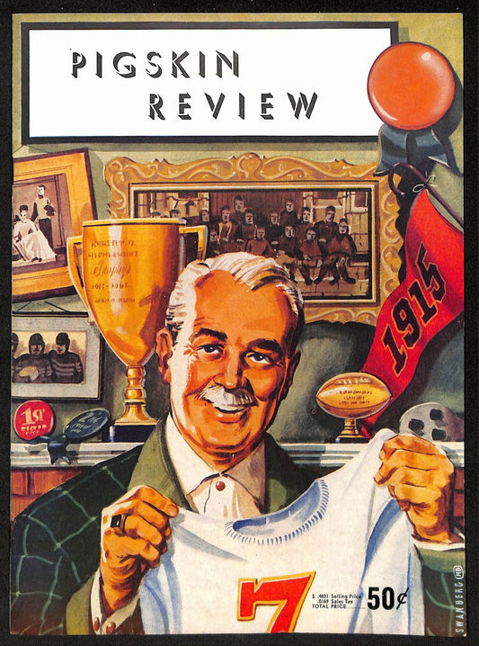 1951 Notre Dame @ USC College Football Game Program 194556