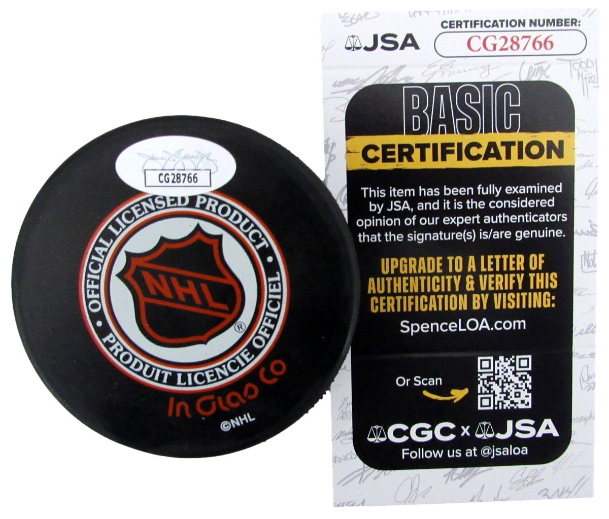Phil Esposito HOF Signed/Autographed Chicago Blackhawks Hockey Puck JSA 197333