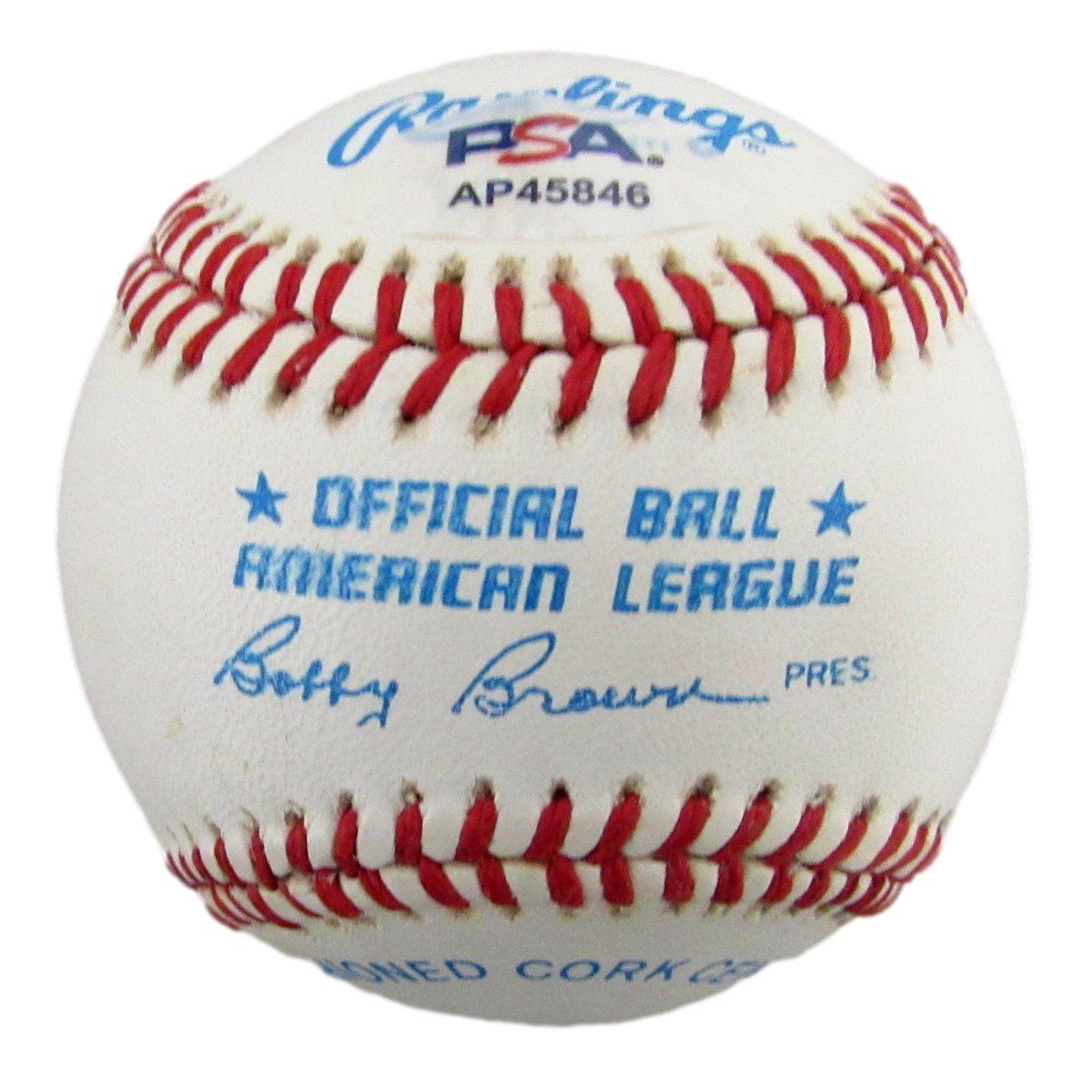 Lloyd Moseby Signed/Autographed OAL Baseball Toronto Blue Jays PSA/DNA 197351