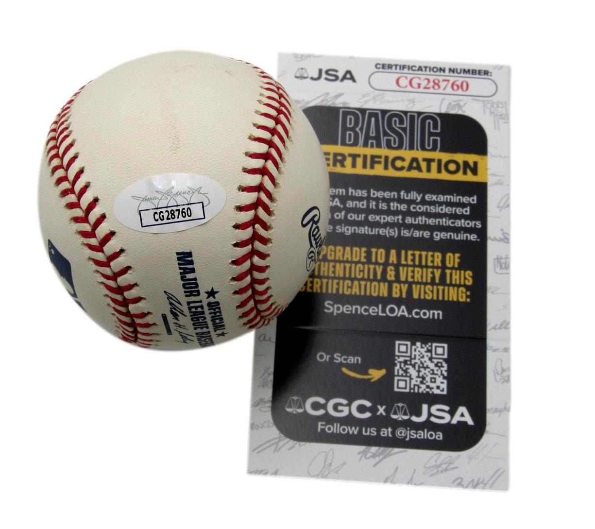 Phil Rizzuto HOF Signed/Inscribed OML Baseball New York Yankees JSA 197362